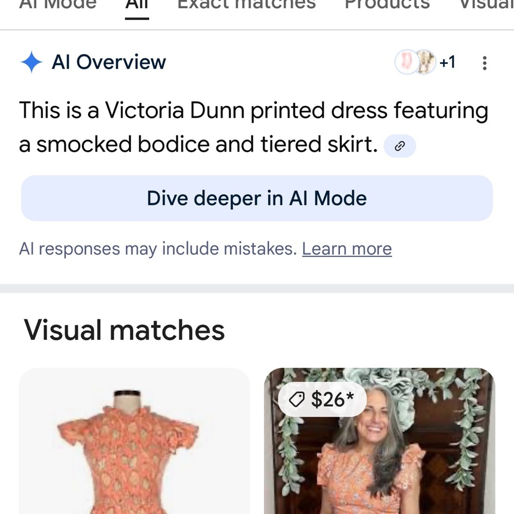 Victoria Dunn Elastic Smocked Chest Shell Print Below Knee Cap Sleeve Dress XS - Picture 10 of 11